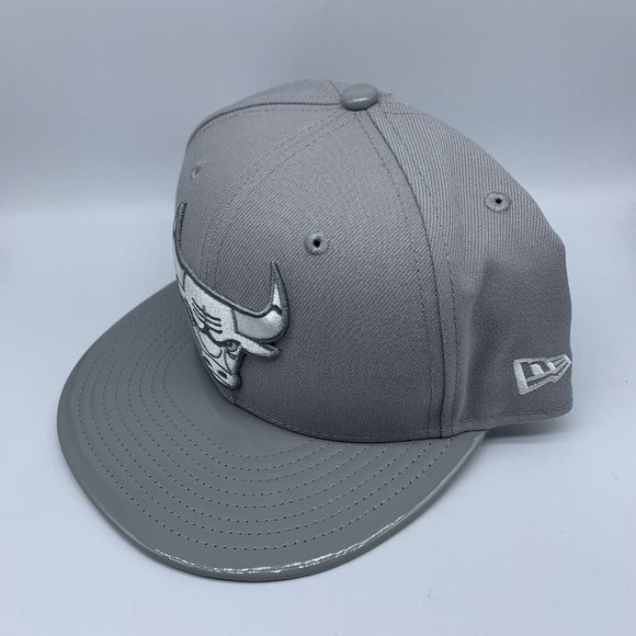Air Jordan Chicago Bulls Cool Gray 9Fifty New Era Hat Snapback Cap - Picture 2 of 6